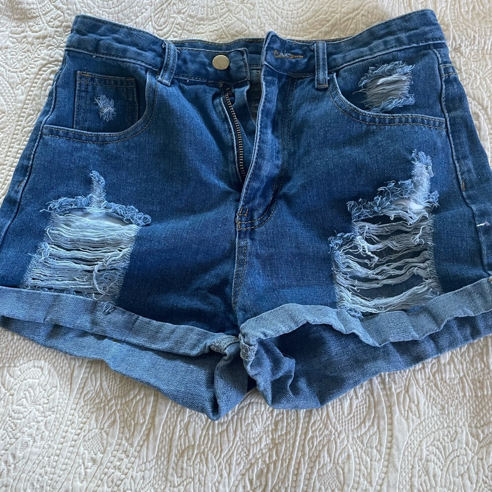shein denim shorts